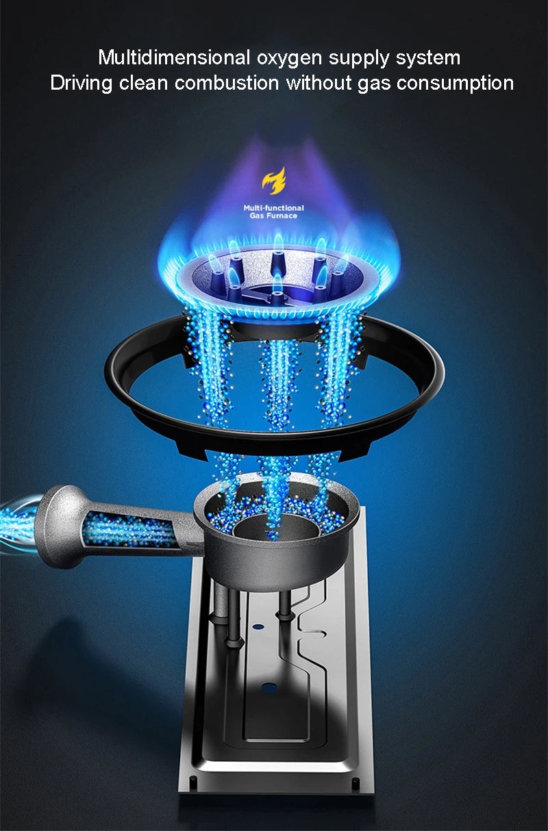 Camping Stove Outdoor Cooking Burner Portable Gas Stove Hiking Trekking Picnic Party Boiler Cassette Stove（No Gas Tank）