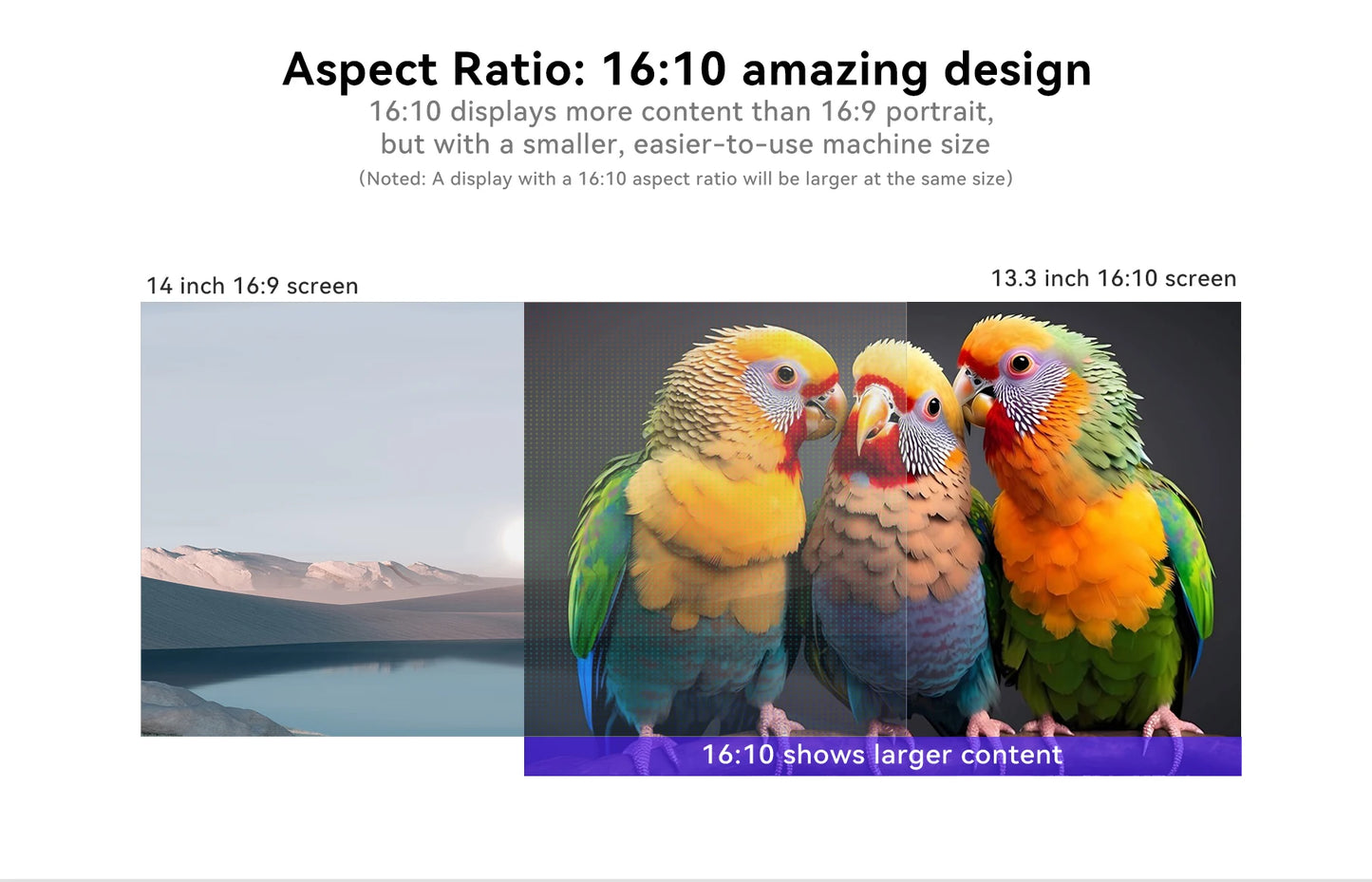 Adreamer Laptop 8GB RAM 1TB SSD Computer 13.3-inch Intel Notebook 2560X1600 Resolution Celeron N4020 Portable Computer