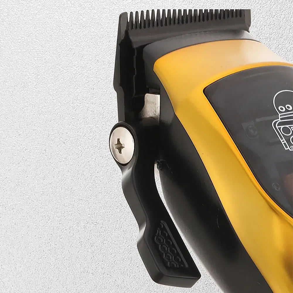 Color: Red - Kemei Electric Hair Clippers and Hair Trimmer Kit Men Professional USB-C Rechargeable Cordless 0mm Finish Hair Cutting Machine