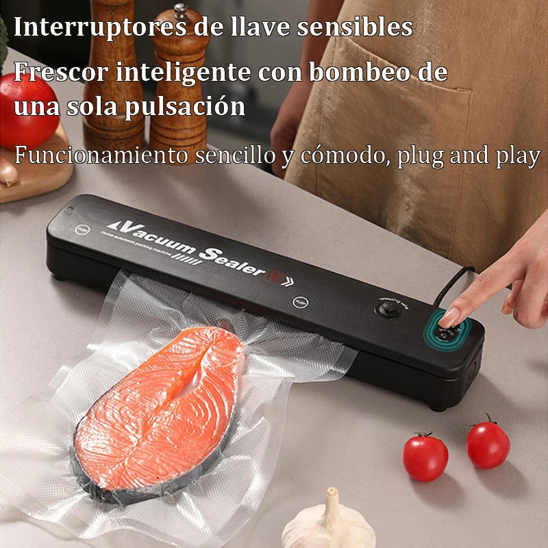 Kitchen Home Vacuum Sealer Food Preservation Plastic Bags Sealer Packaging Machine Automatic Sealing Machine Kitchen Gadgets new