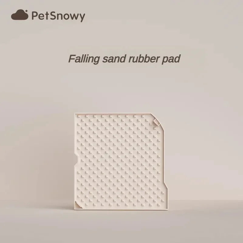 PetSnowy Cat Toilet Box/mat/Filter Mesh/Rubber Strip/Charger/Cat Litter Complete Set of Accessories Toilets Ball Compartment