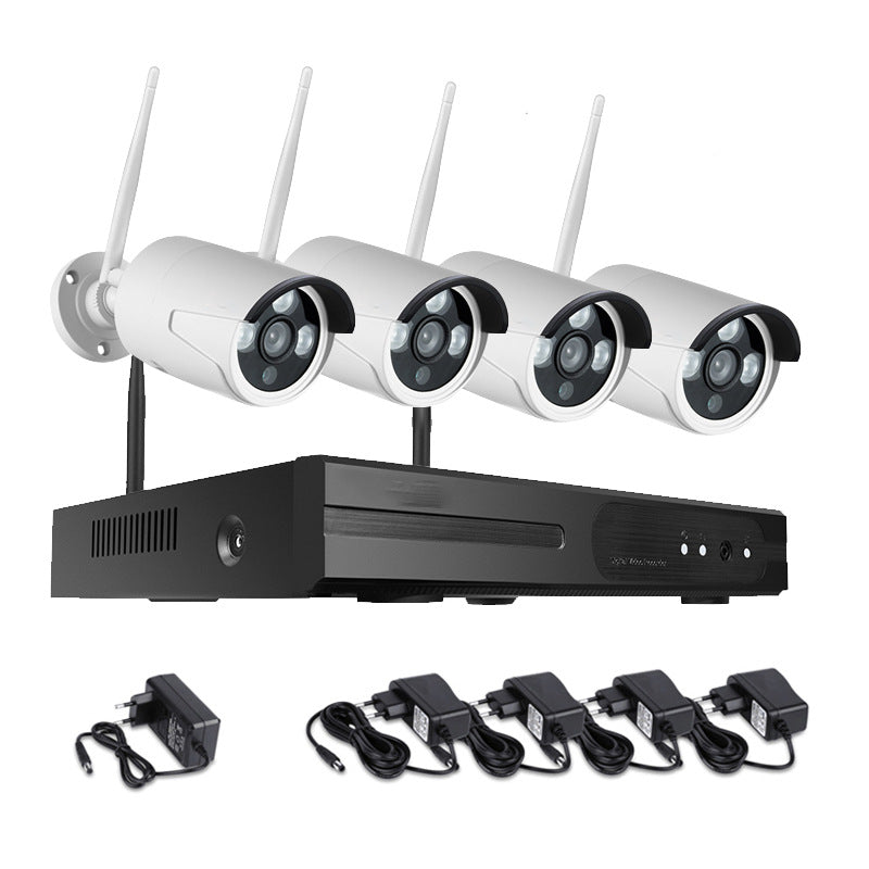 format: 5 Million Wireless Kits, Electrical outlet: US - Household 4-way Wireless Monitoring System Set