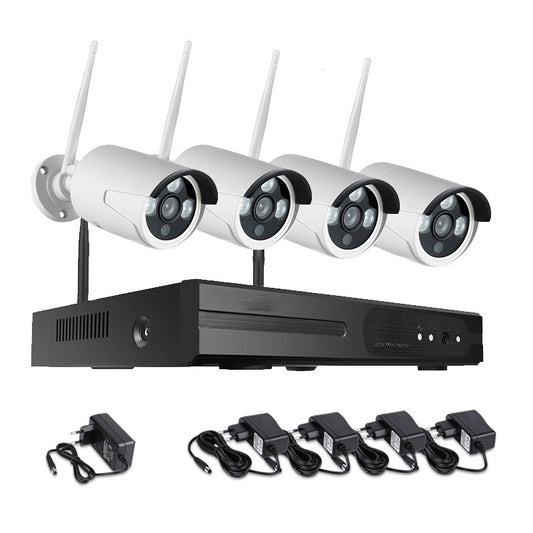 format: 5 Million Wireless Kits, Electrical outlet: US - Household 4-way Wireless Monitoring System Set